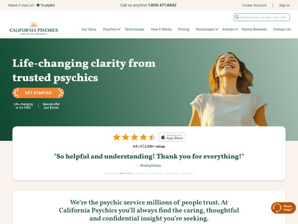 californiapsychics.com preview